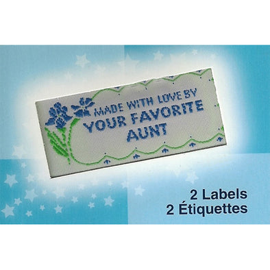 Label 4522 Made With Love Aunt