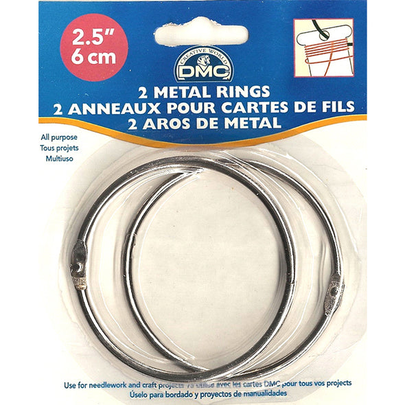 Metal Rings 2.5in DMC 6110