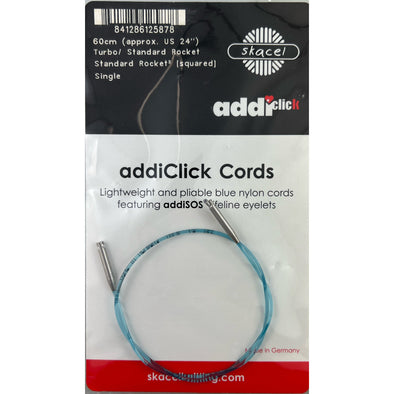 Circular Needle AddiClick Cord  60cm silver