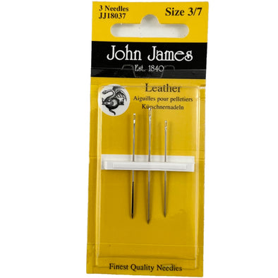 Needles 3-7  Leather John James 18037