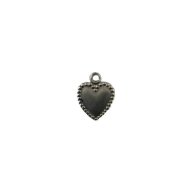 Charm JO3013AS Heart Ant. Silver