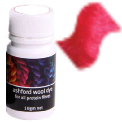 Ashford Wool Dye Pot Bright Pink 10g