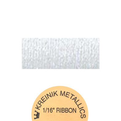 Kreinik Metallic 1/16” Ribbon  032 Pearl