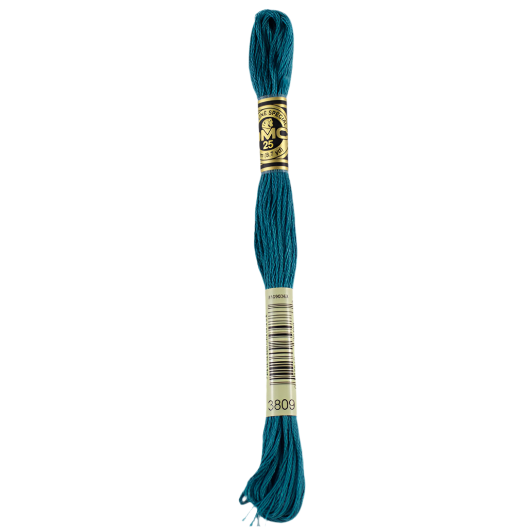 DMC Floss 3809 Turquoise Very Dark