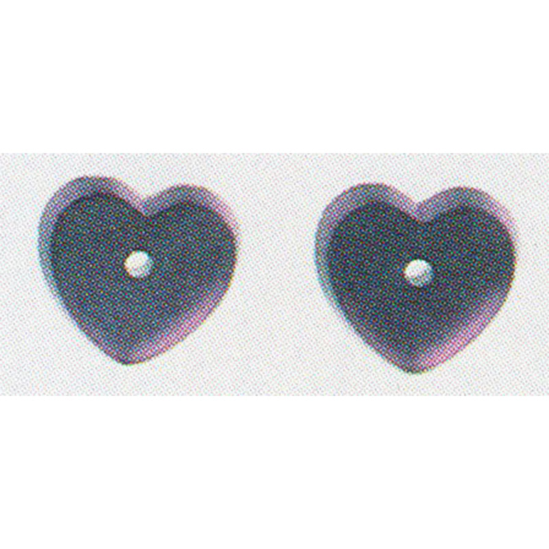 Beads 12240 Heart Flat Amethyst