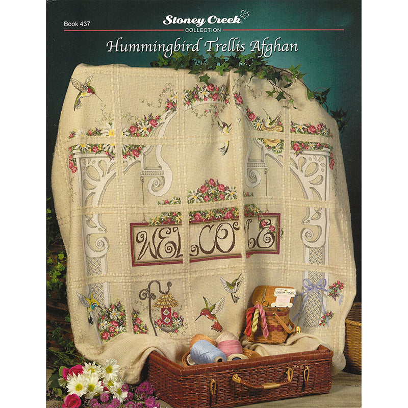 Stoney Creek 437 Hummingbird Trellis Afghan