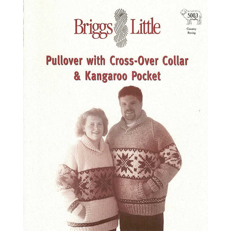 Briggs & Little 5003 Country Roving Cross Over Sweater