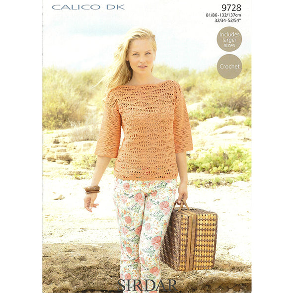 Sirdar 9728 Calico Sweater