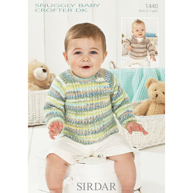 Sirdar 1440 Baby Crofter Cardigan