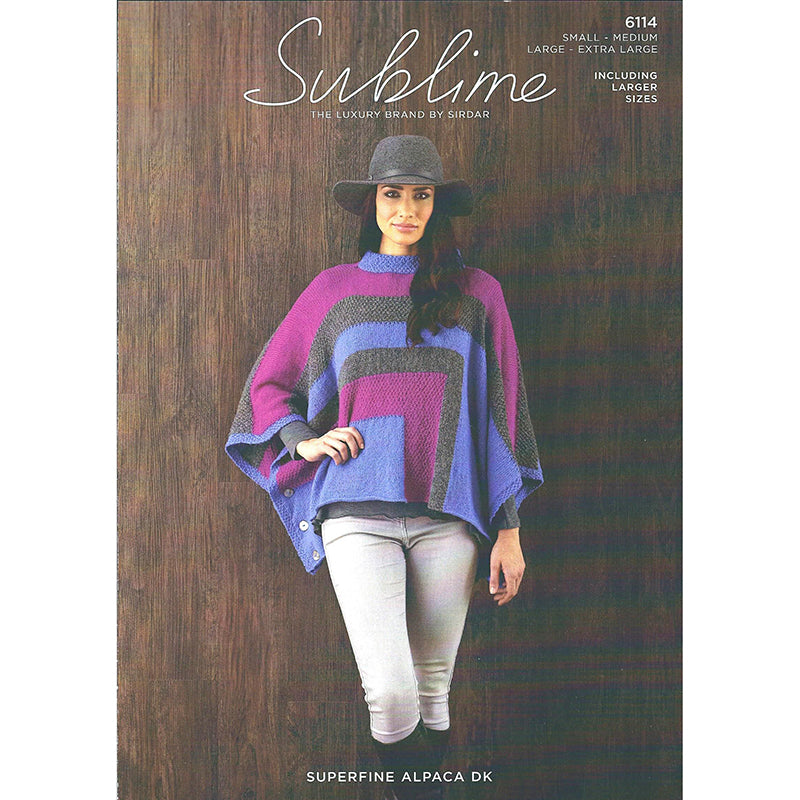 Sublime 6114 Superfine Alpaca Poncho