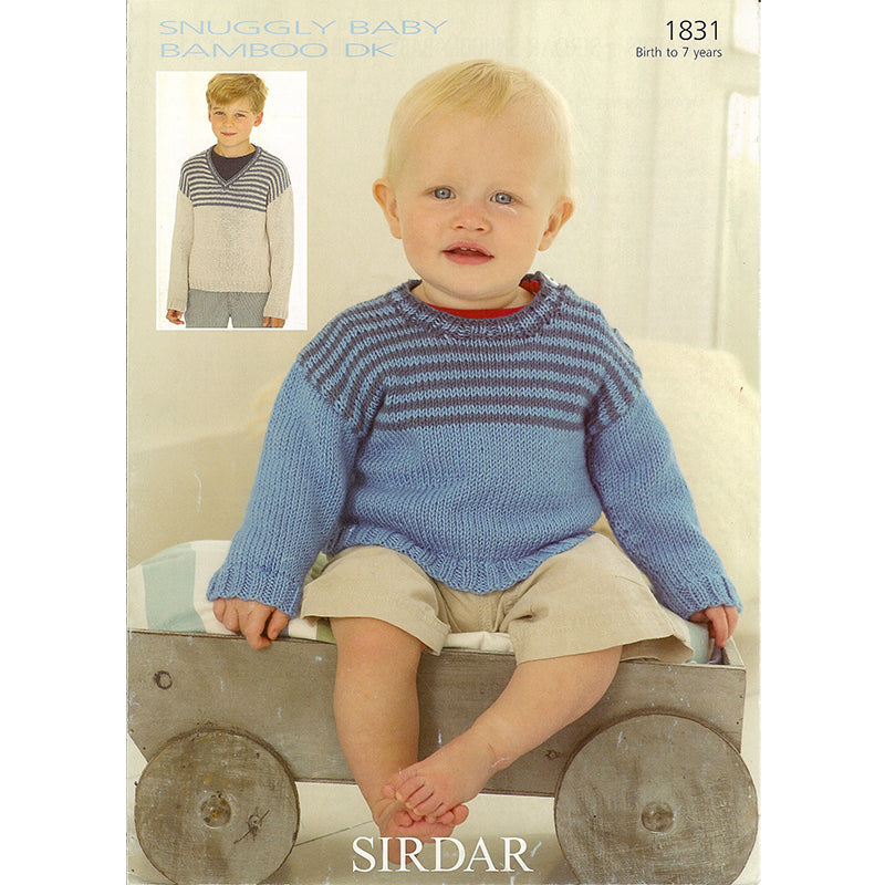 Sirdar 1831 Baby Bamboo Sweater