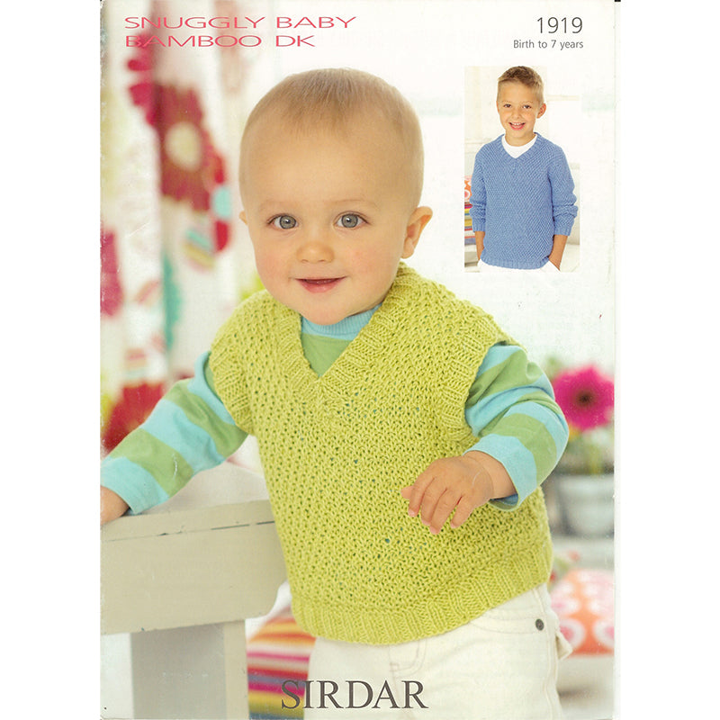 Sirdar 1919 Baby Bamboo Vest