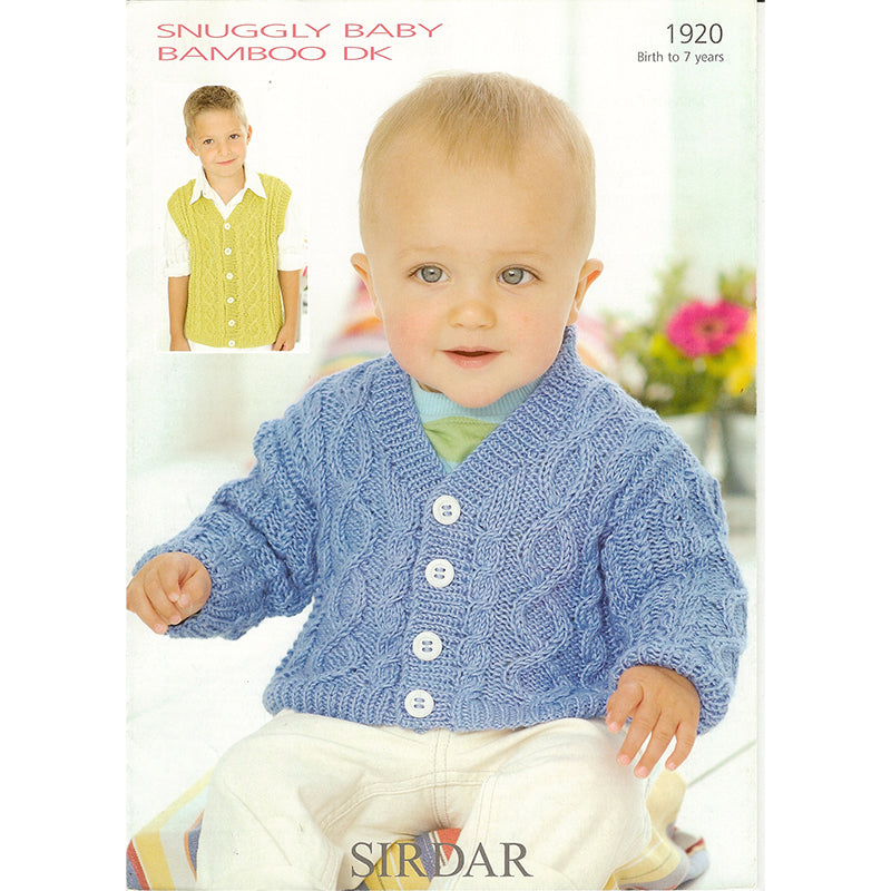 Sirdar 1920 Baby Bamboo Cardigan