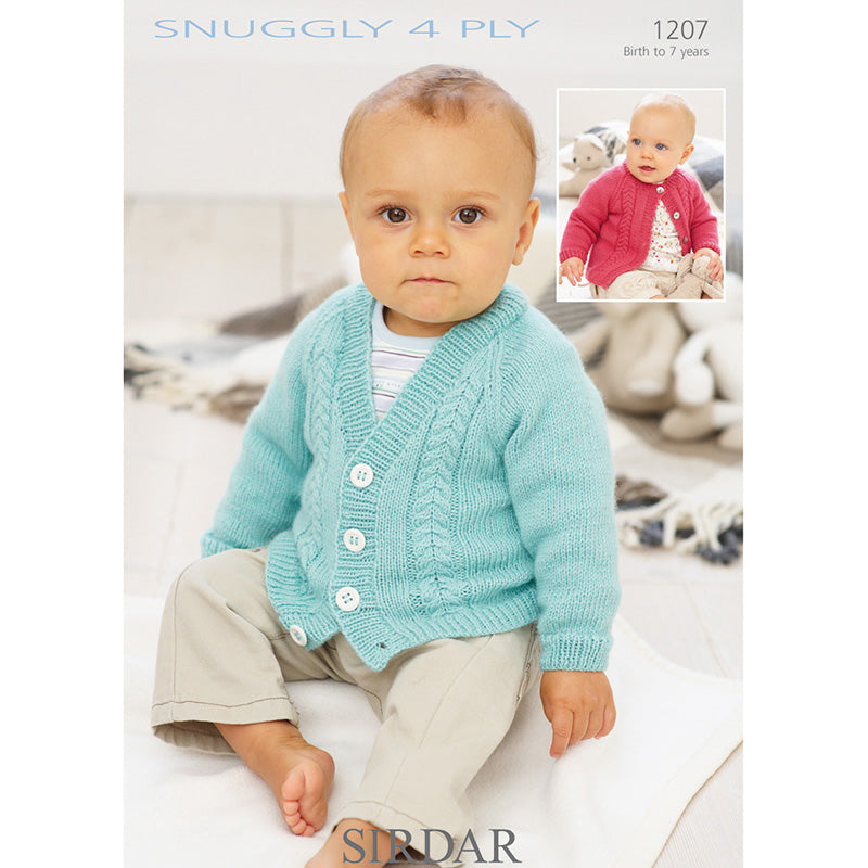 Sirdar 1207 Snuggly 4-Ply Cardigan