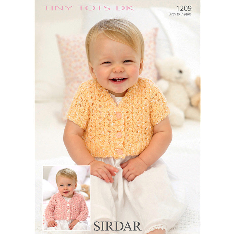 Sirdar 1209 Tiny Tots Dk Cardigan