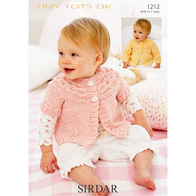 Sirdar 1212 Tiny Tots Dk Yoke Neckline