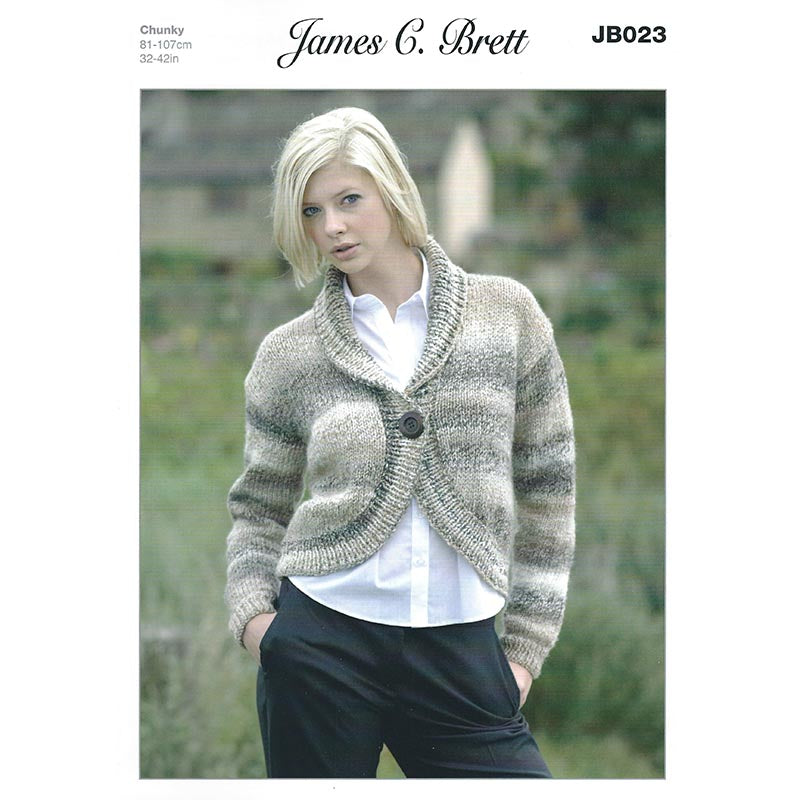 JB023 Marble Chunky Bolero