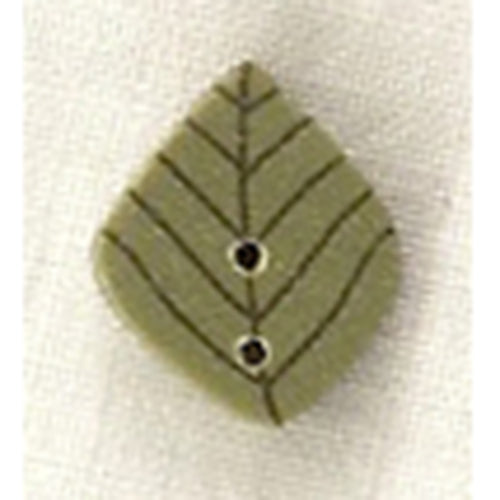 Just Another Button Company MM1003T Tiny Olive Leaf