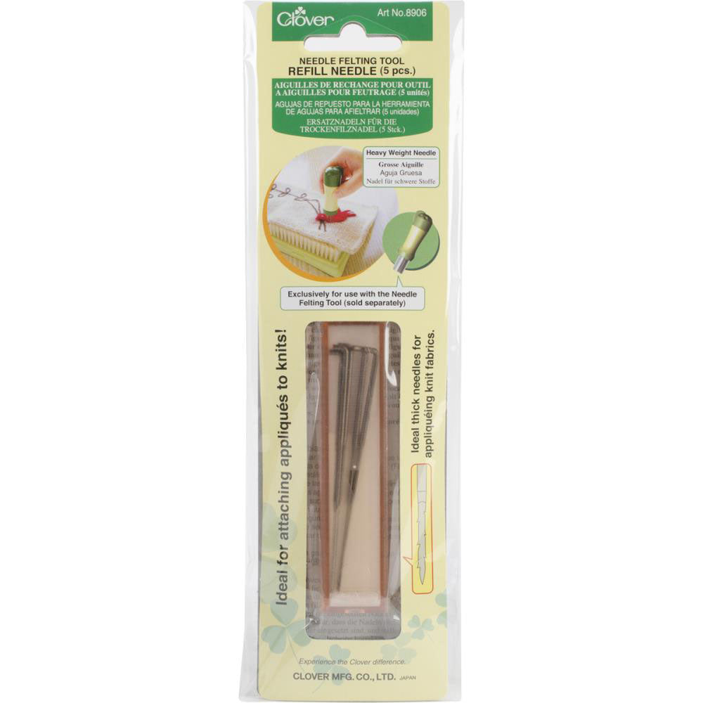 Felting Needle Refill Clover 8906