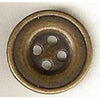 Button 190980 Antique Brass 15mm