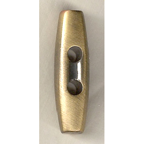 Button 292363 Brass Toggle  40mm x 12mm