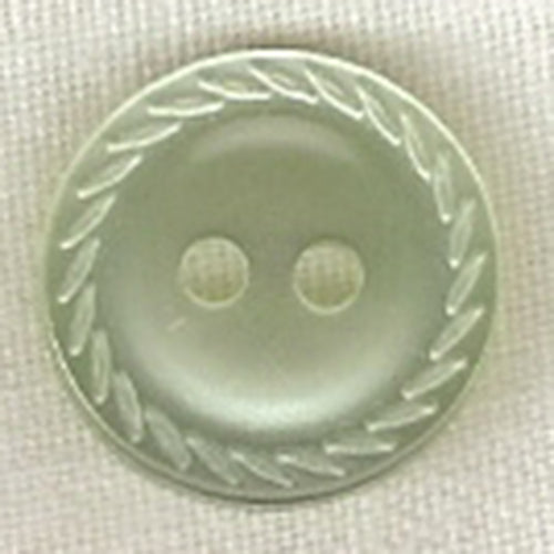Button 651027 Mint Rope Design Edge 14mm