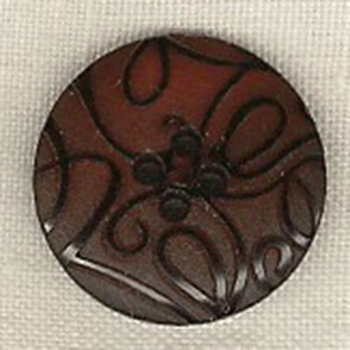 Button 607874Q Black Cherry 18mm