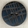Button 557705 Blue with Grey Strokes 18mm