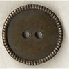 Button 209105 Dark Brass metal 21mm