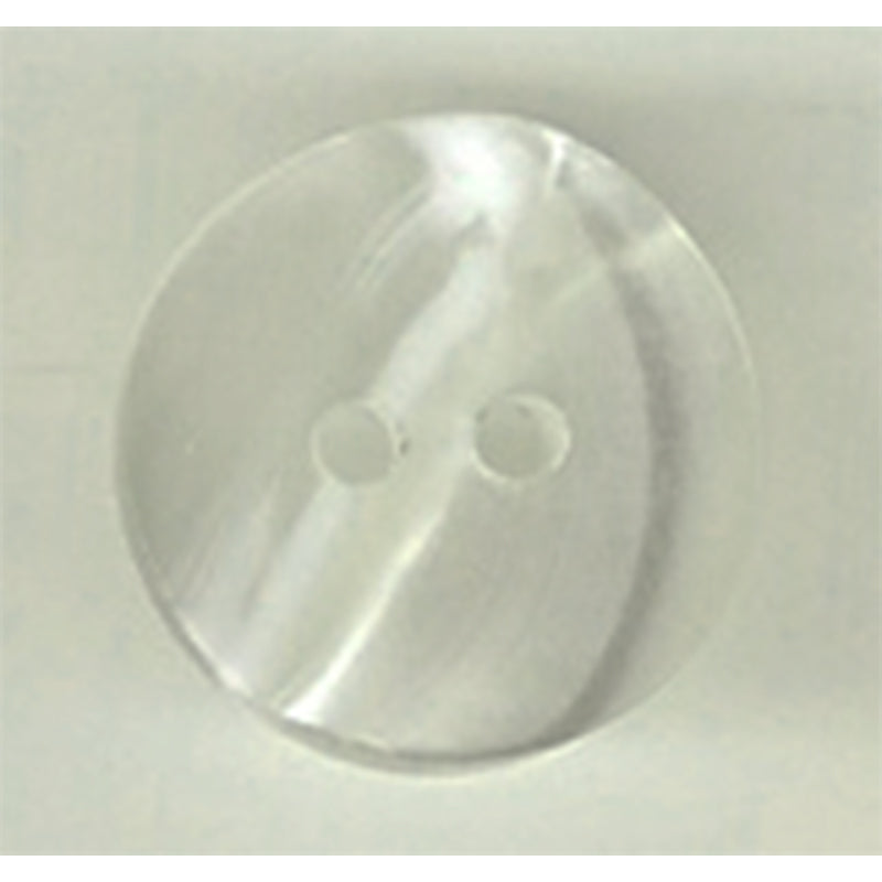 Button 057076 White Marble 15mm