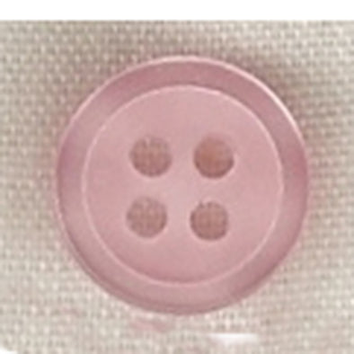 Button 350302 Pink 4-Holes 12mm