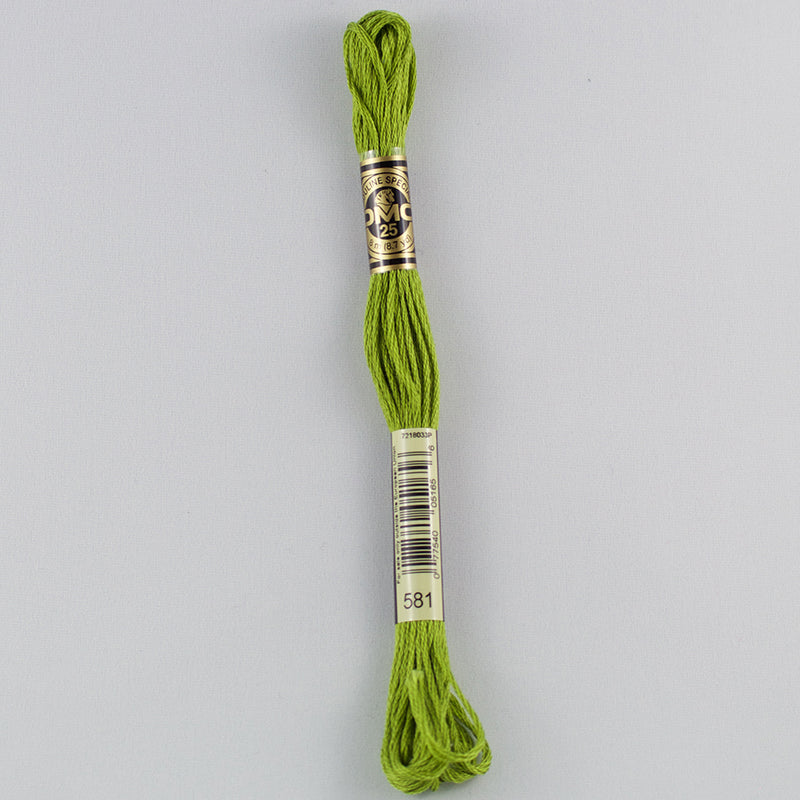 DMC Floss  581 Moss Green