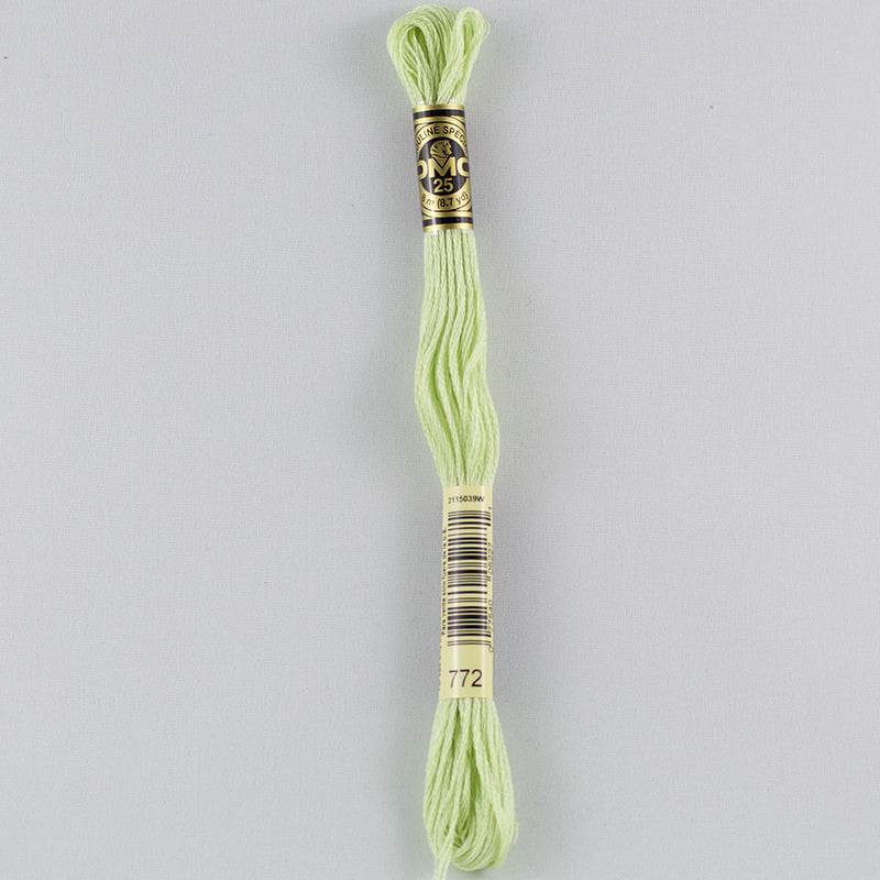 DMC Floss  772 Yellow Green Very Light