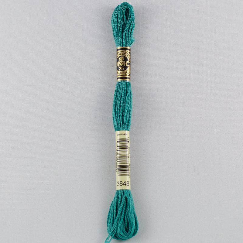 DMC Floss 3848 Teal Green Medium