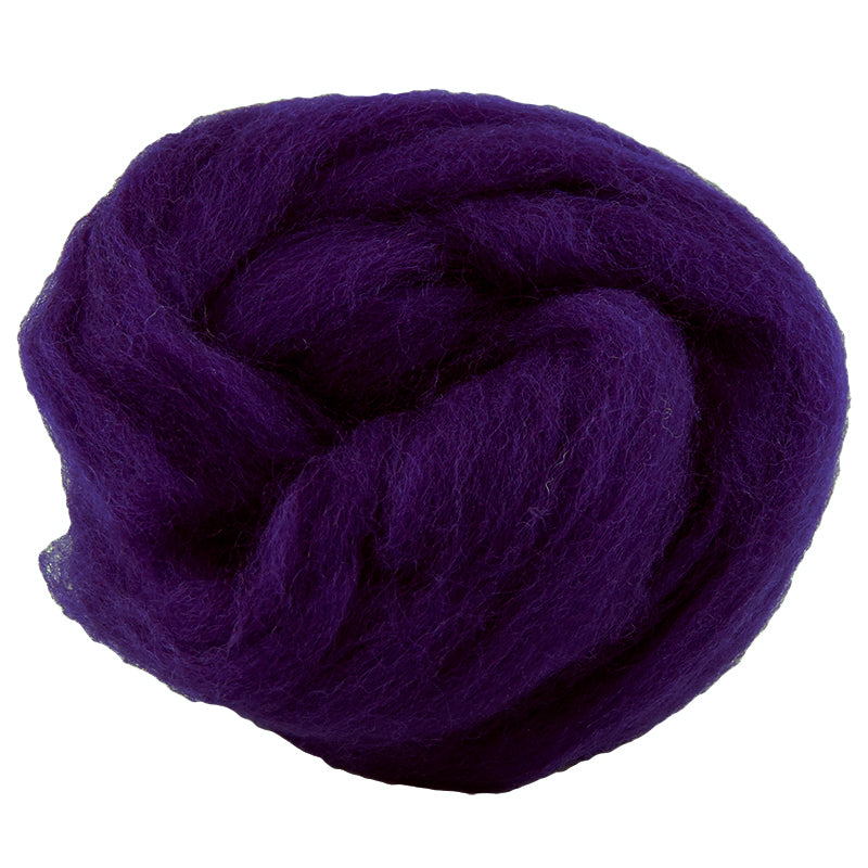 Corriedale Fibre 025 Purple