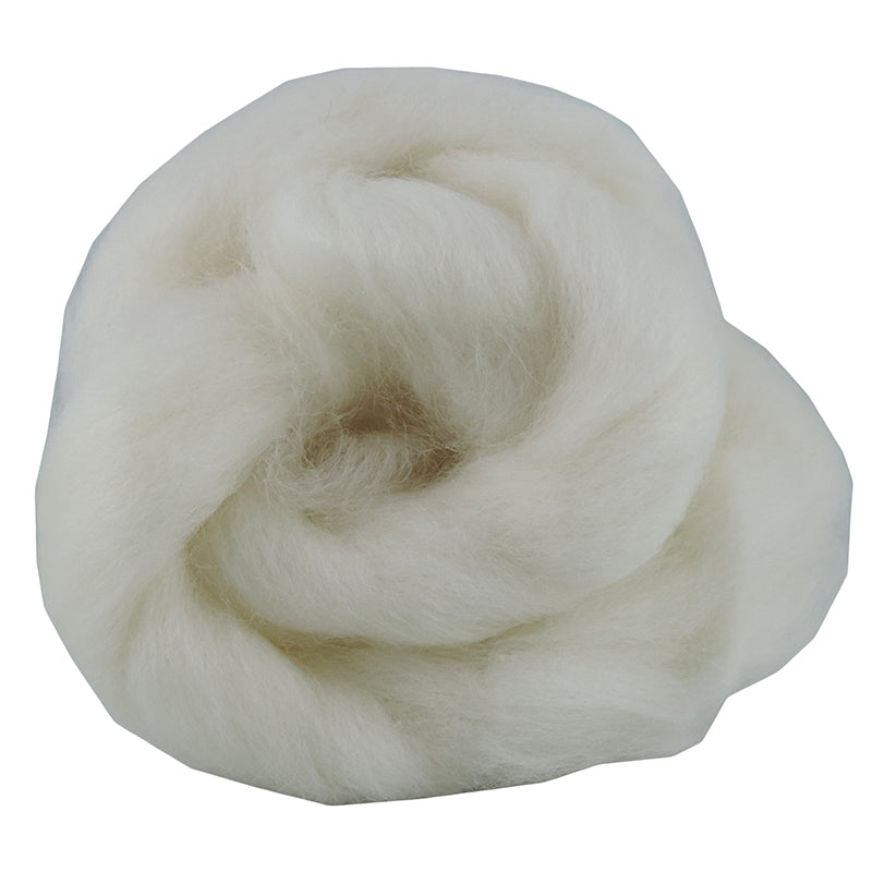 Corriedale Fibre 091WMSL White