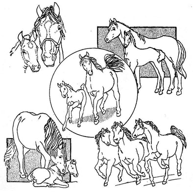 Aunt Martha's 3936 Horses