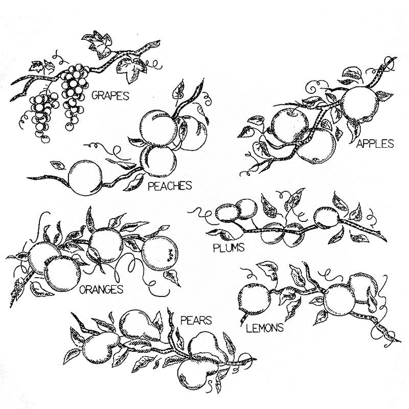 Aunt Martha's 3964 Fruit Motifs