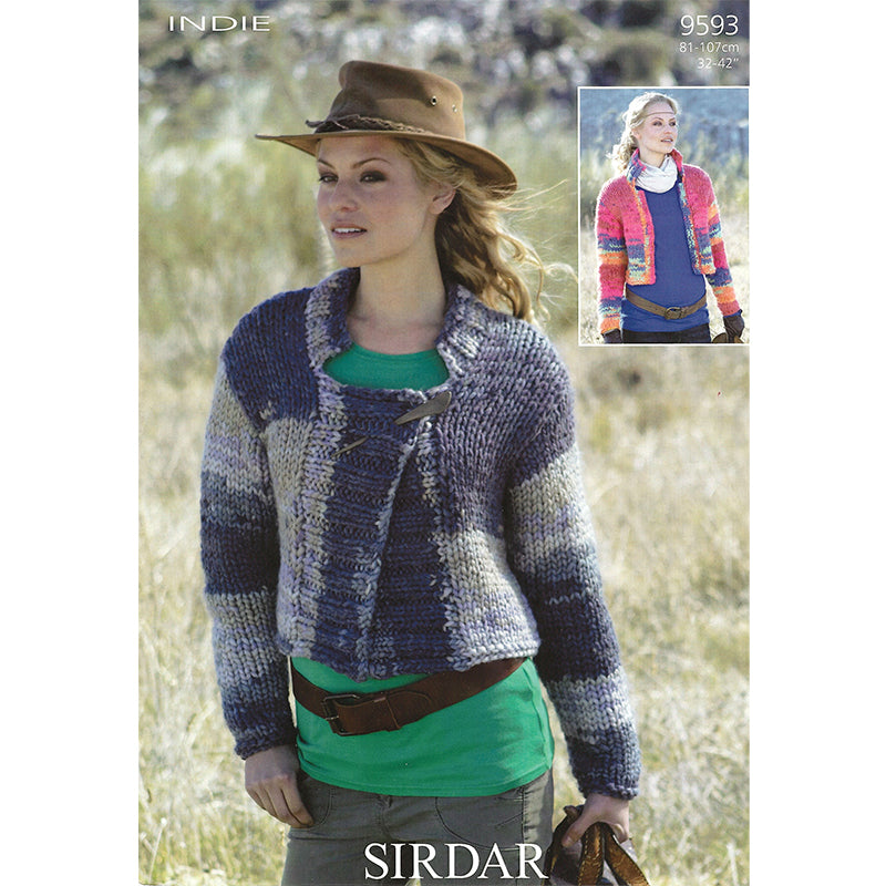 Sirdar 9593 Indie Cardigan