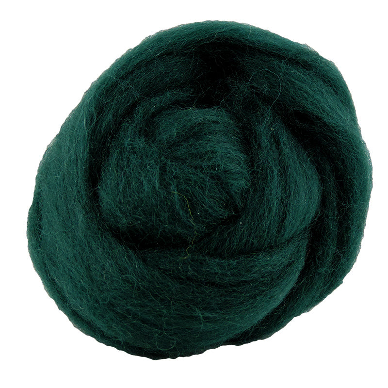 Corriedale Fibre 004 Green Tea