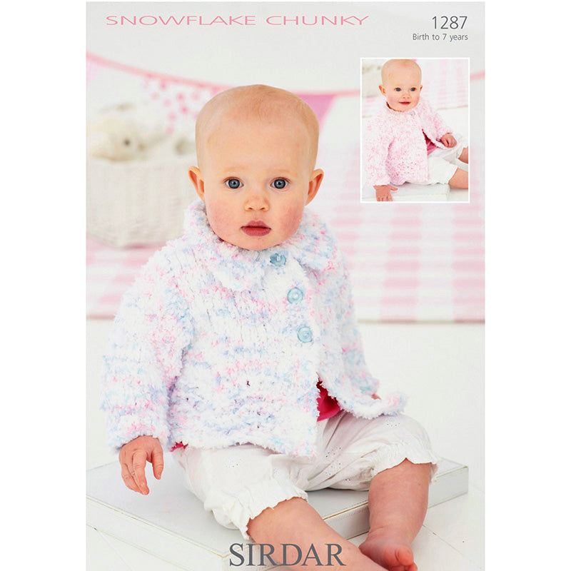 Sirdar 1287 Snowflake Chunky Cardigan