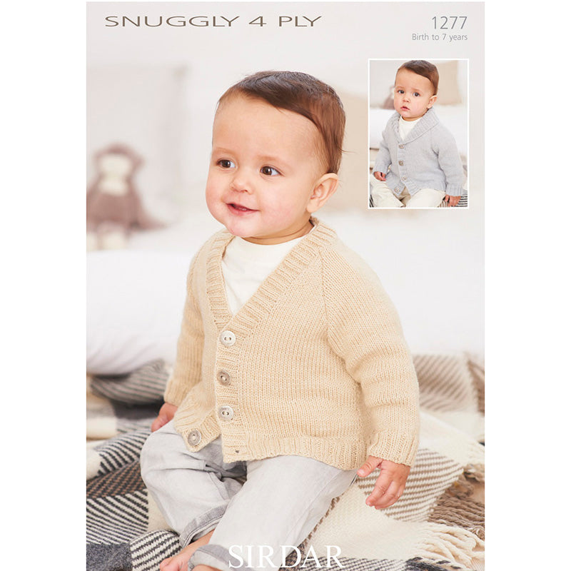 Sirdar 1277 Snuggle 4 Ply Cardigans