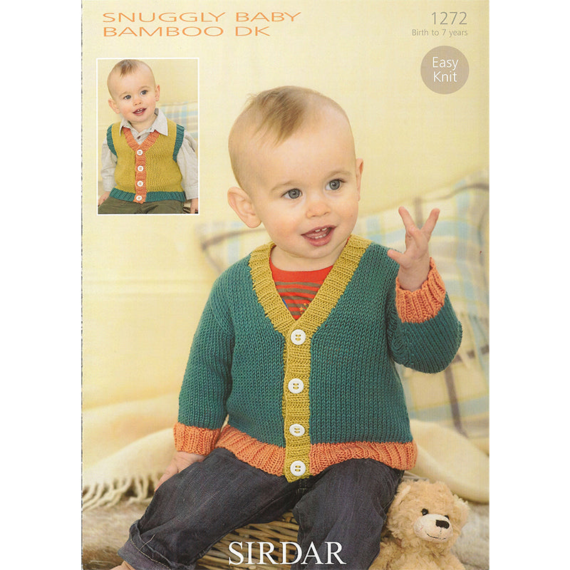 Sirdar 1272 Baby Bamboo Cardigan