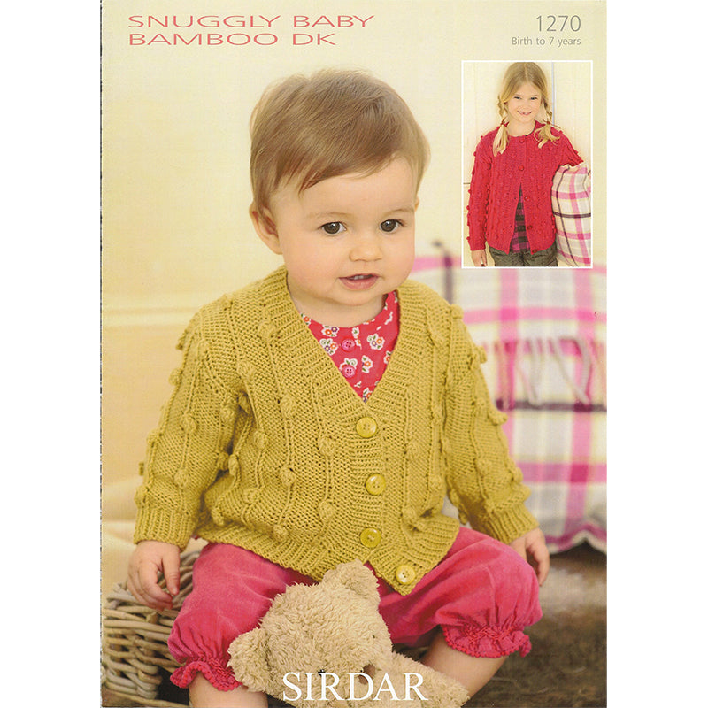 Sirdar 1270 Baby Bamboo Cardigan