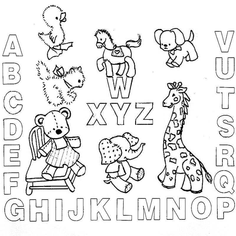 Aunt Martha's 3926 Kid' Letter Sampler