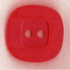 Button 370537 Red Square 25mm