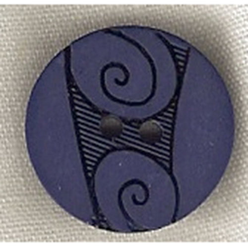 Button 310720 Blue Swirl 18mm