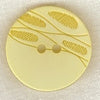 Button 330741 Yellow Wheat Design 20mm