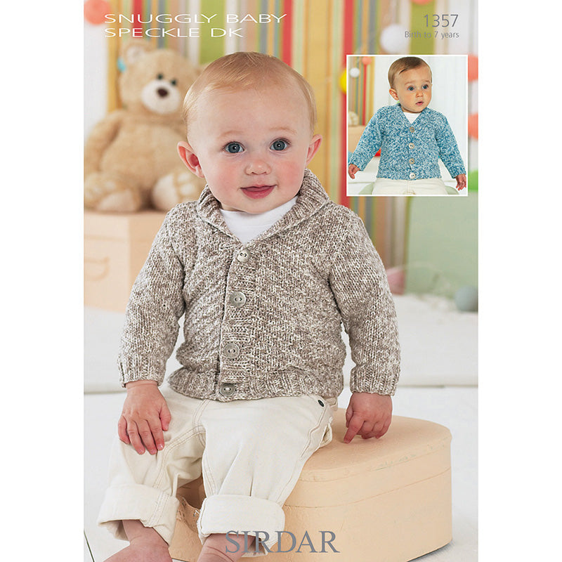 Sirdar 1357 Baby Speckle Cardigan