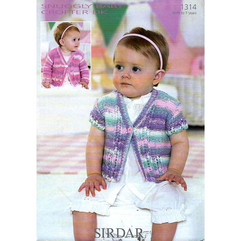 Sirdar 1314 Baby Crofter Cardigan